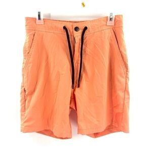 Trunks Ltd Mens Size Small Swim Trunks Shorts Tropical Light Orange